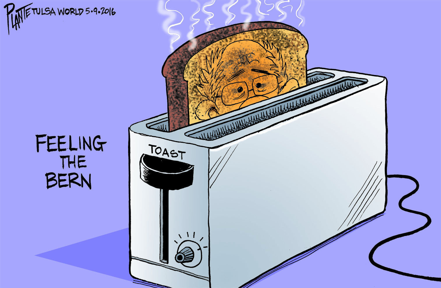 Bruce Plante Cartoon: Feeling the Bern